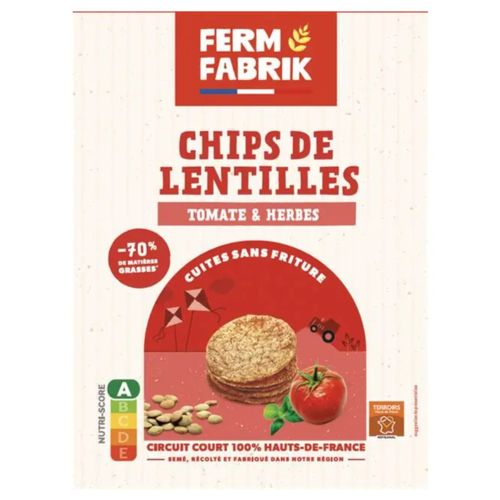 Photo de: Chips de Lentilles : saveur Tomate et Herbes