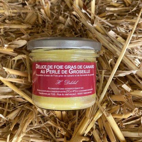 Photo de: Délice de Foie Gras de Canard au Perlé de Groseille