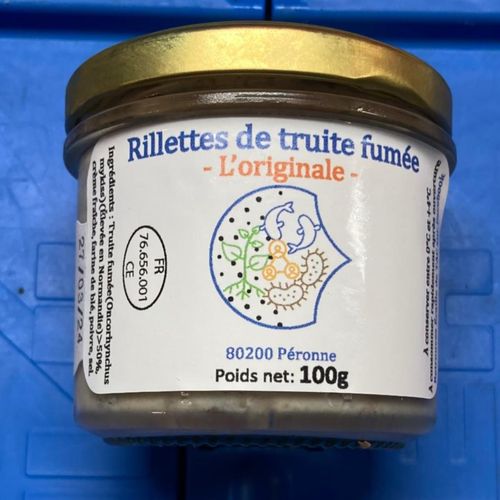 Photo de: Rillettes de truite fumée nature en pot 100 g
