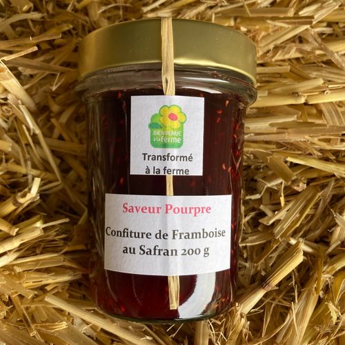 Photo de: Confiture de framboise au safran 200gr