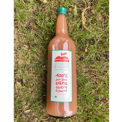 Photo de: Jus de pomme et fraise 1l