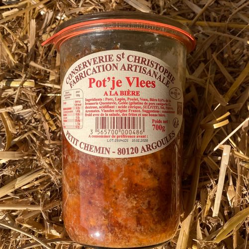 Photo de: Pot'je Vlees à la bière 700gr
