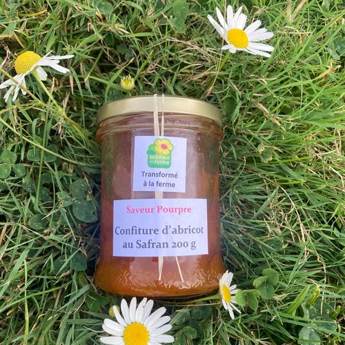 Photo de: Confiture d'abricot au safran 200gr