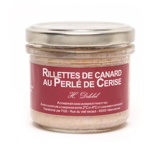 Photo de: Rillettes de canard au perlé de cerise 90gr