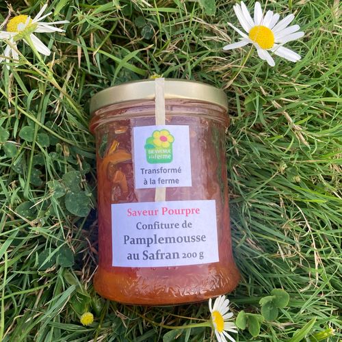 Photo de: Confiture de pamplemousse au safran 200gr