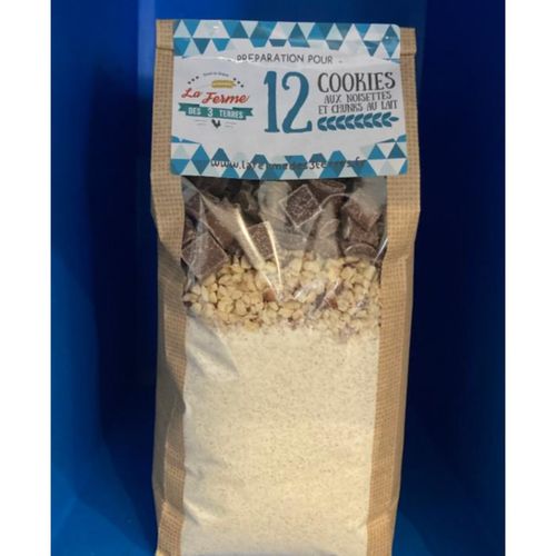 Photo de: Préparation pour cookies aux noisettes et chunks au lait